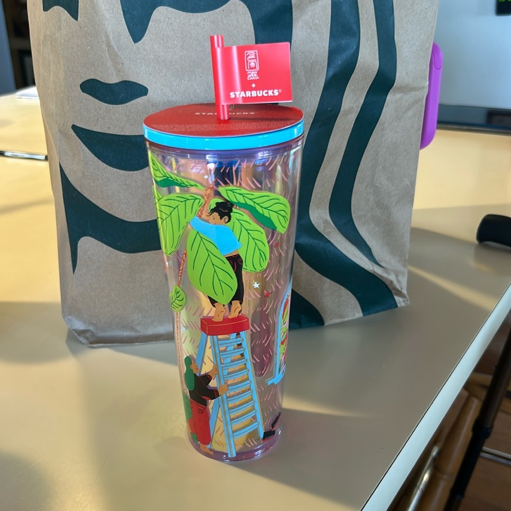 Mon Yee Chau limited edition cold to go tumbler, 24oz, spring 2024